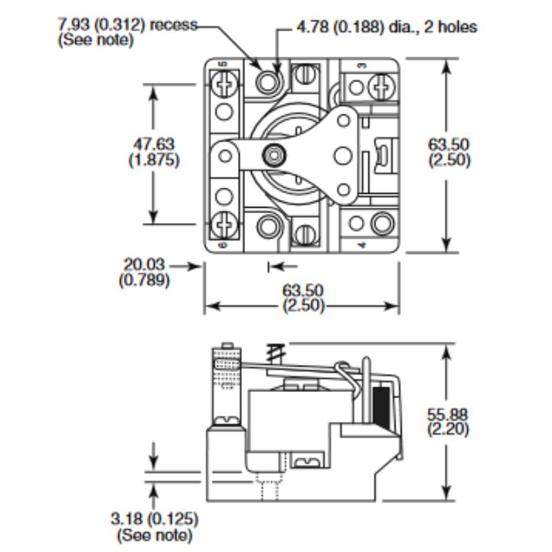 RELAY AC 110V 6216